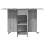 vidaXL Esstisch 115 x 70 x 75 cm Holzwerkstoff Grau Sonoma
