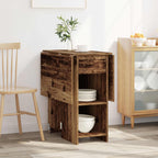 vidaXL Esstisch 115 x 70 x 75 cm Holzwerkstoff Altholz Rechtwinklig