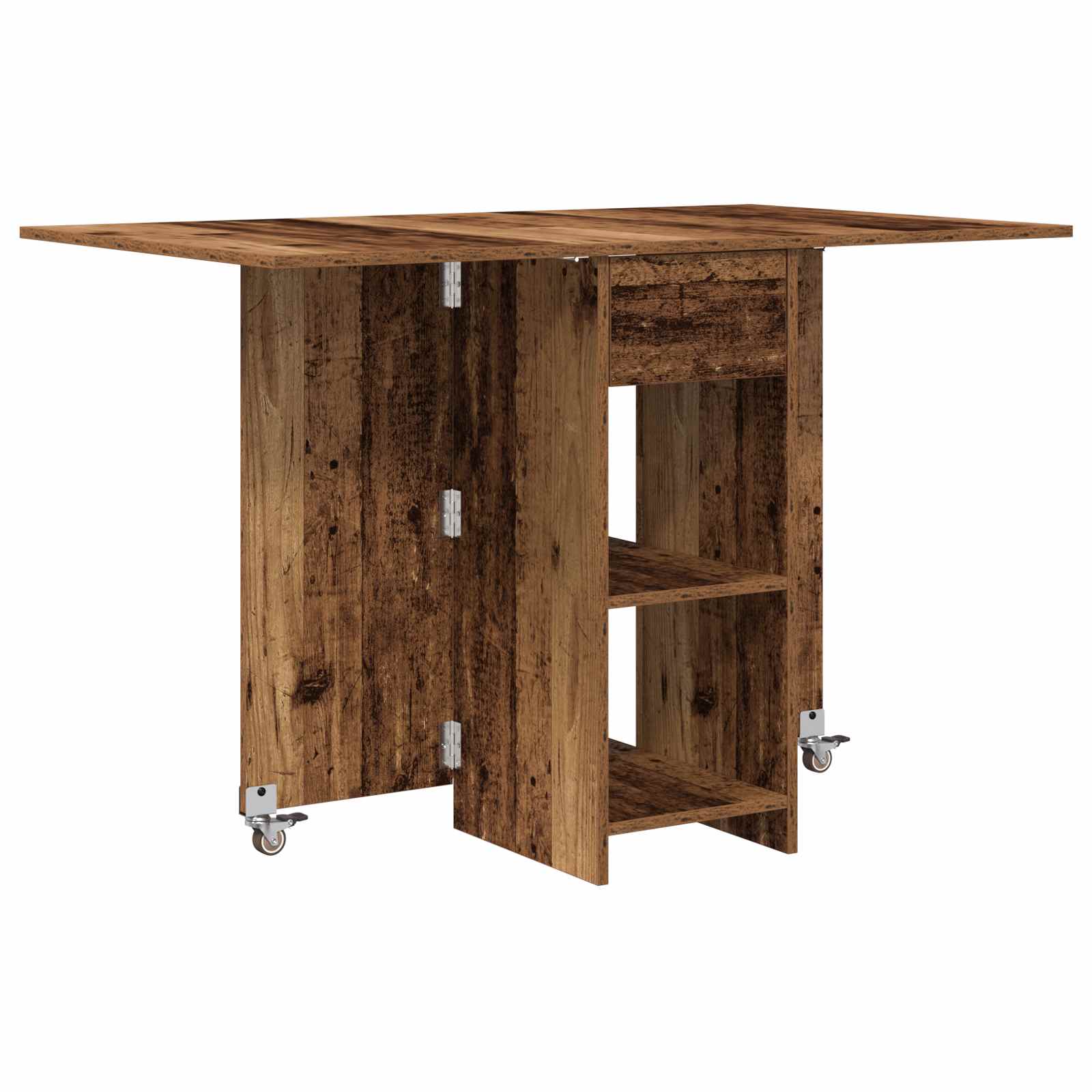 vidaXL Esstisch 115 x 70 x 75 cm Holzwerkstoff Altholz Rechtwinklig