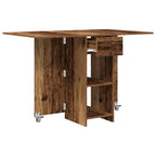 vidaXL Esstisch 115 x 70 x 75 cm Holzwerkstoff Altholz Rechtwinklig