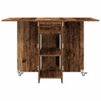 vidaXL Esstisch 115 x 70 x 75 cm Holzwerkstoff Altholz Rechtwinklig