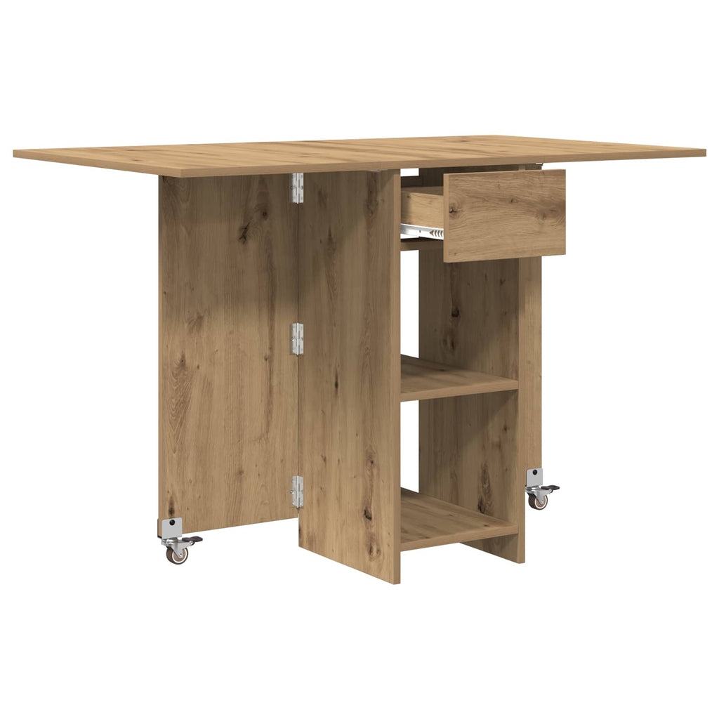 vidaXL Esstisch 115 x 70 x 75 cm Holzwerkstoff Artisan-Eiche