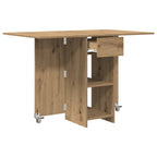 vidaXL Esstisch 115 x 70 x 75 cm Holzwerkstoff Artisan-Eiche