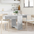 vidaXL Esstisch 138 x 70 x 73,5 cm Holzwerkstoff Betongrau