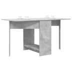 vidaXL Esstisch 138 x 70 x 73,5 cm Holzwerkstoff Betongrau
