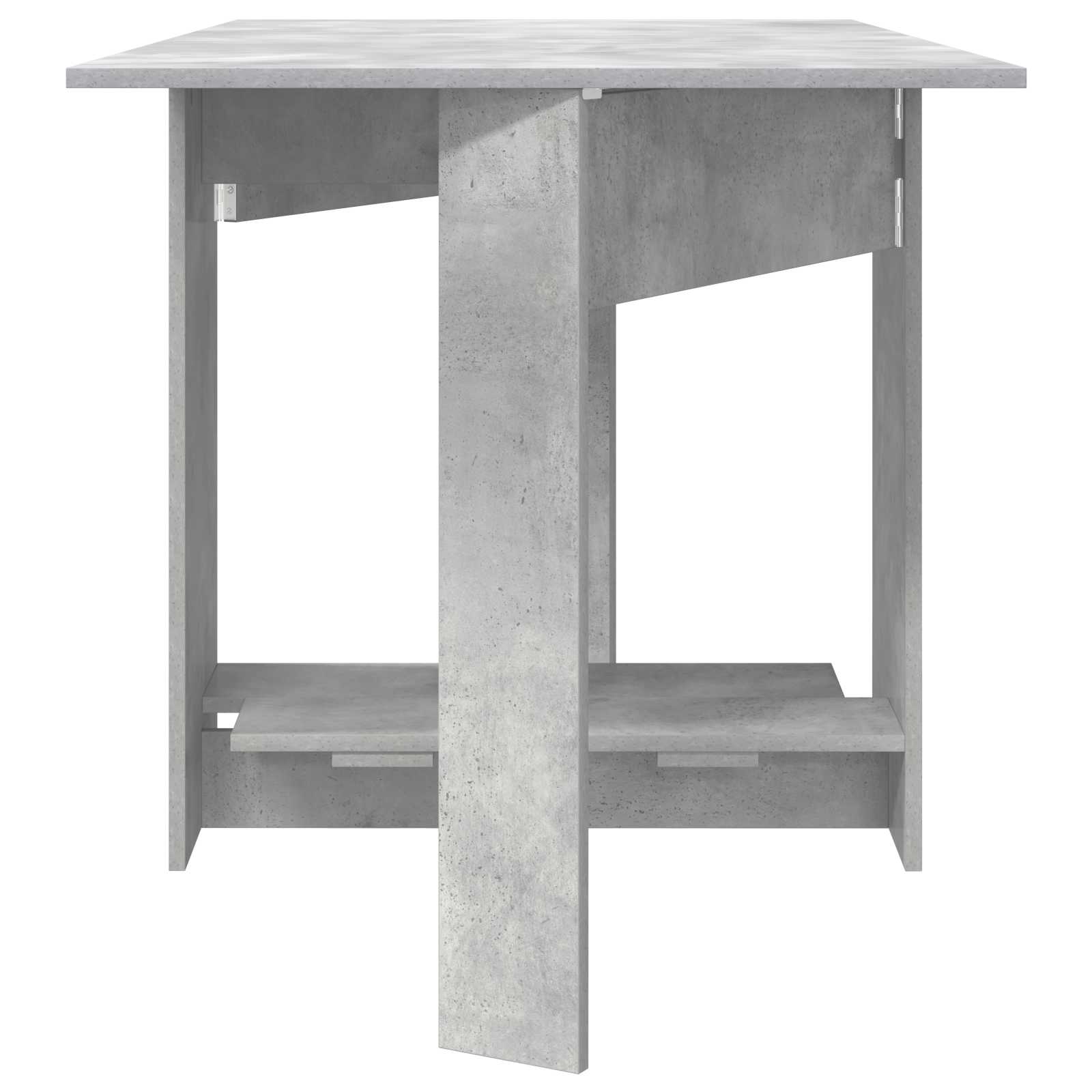 vidaXL Esstisch 138 x 70 x 73,5 cm Holzwerkstoff Betongrau