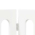 vidaXL Faltbarer Haustierzaun 2 pcs Weiß 100,5 x 38 x 70 cm