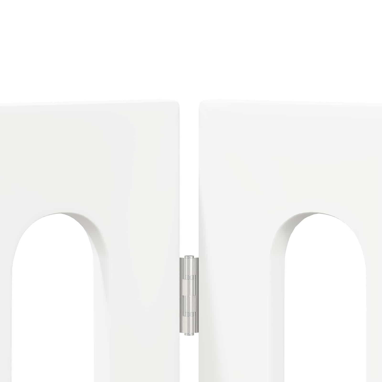 vidaXL Faltbarer Haustierzaun 2 pcs Weiß 100,5 x 38 x 70 cm