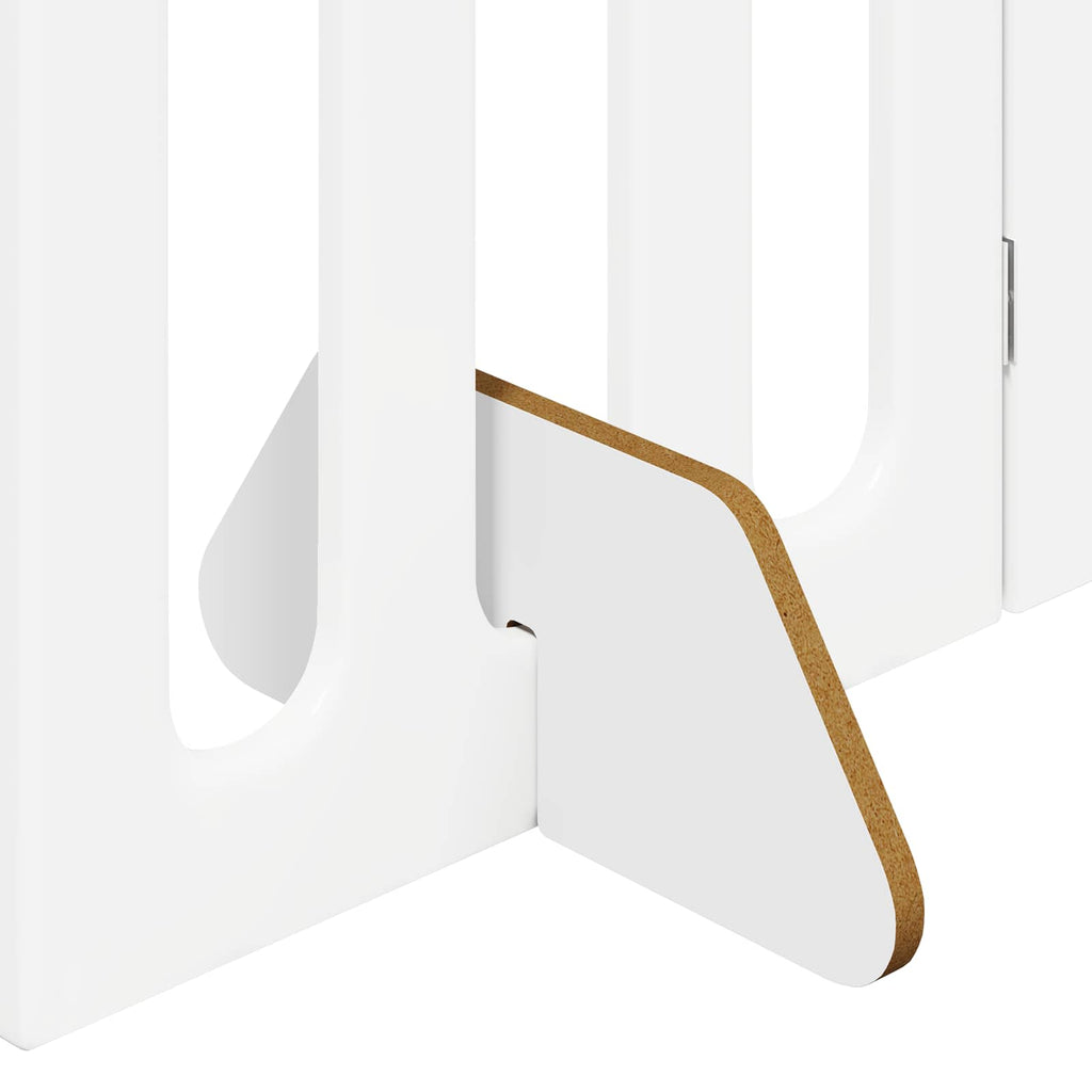 vidaXL Faltbarer Haustierzaun 2 pcs Weiß 100,5 x 38 x 70 cm