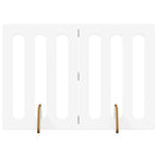 vidaXL Faltbarer Haustierzaun 2 pcs Weiß 100,5 x 38 x 70 cm