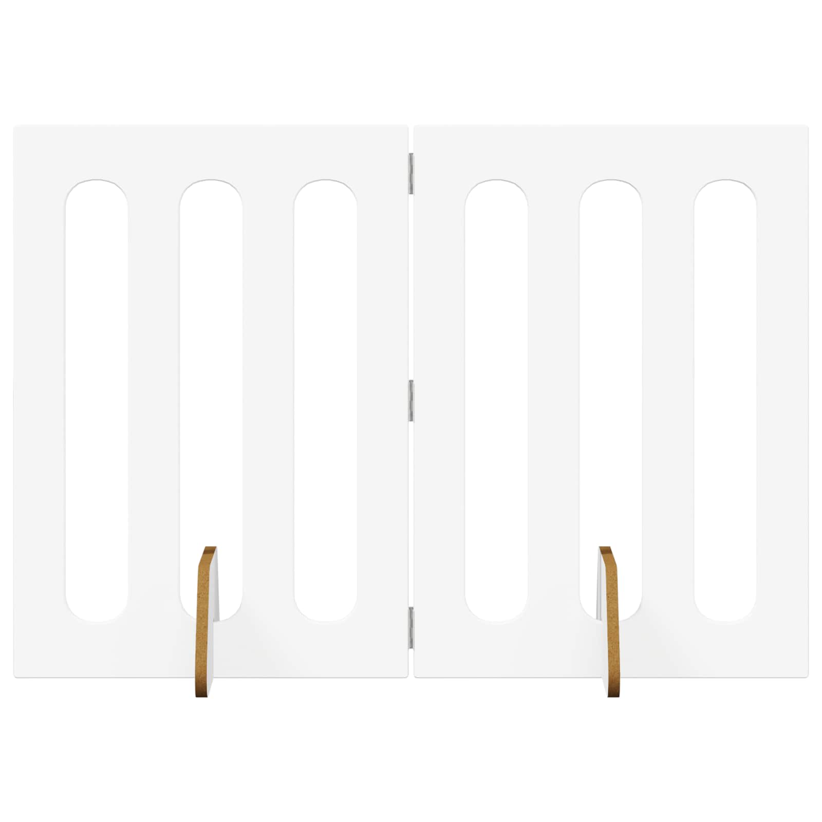 vidaXL Faltbarer Haustierzaun 2 pcs Weiß 100,5 x 38 x 70 cm