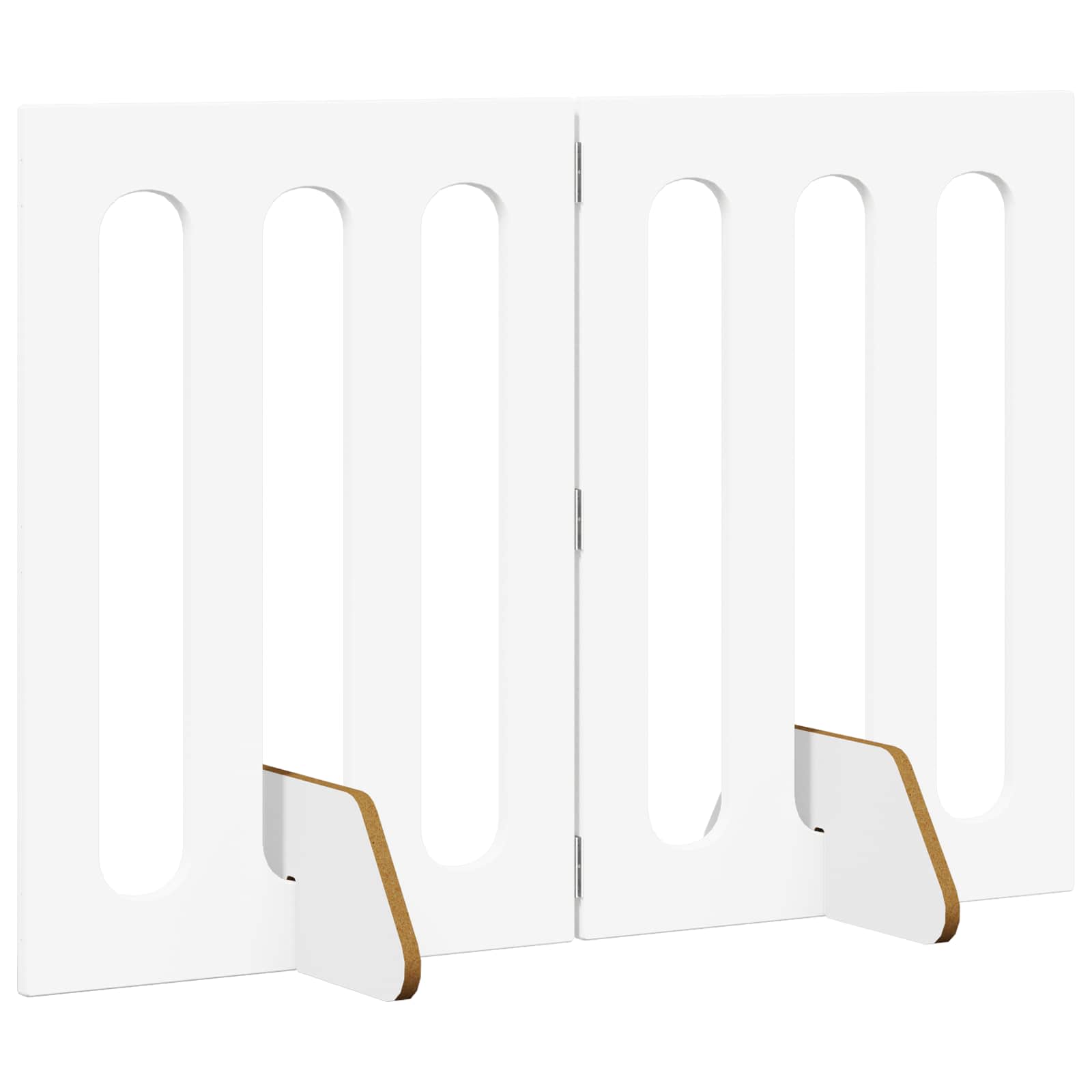 vidaXL Faltbarer Haustierzaun 2 pcs Weiß 100,5 x 38 x 70 cm
