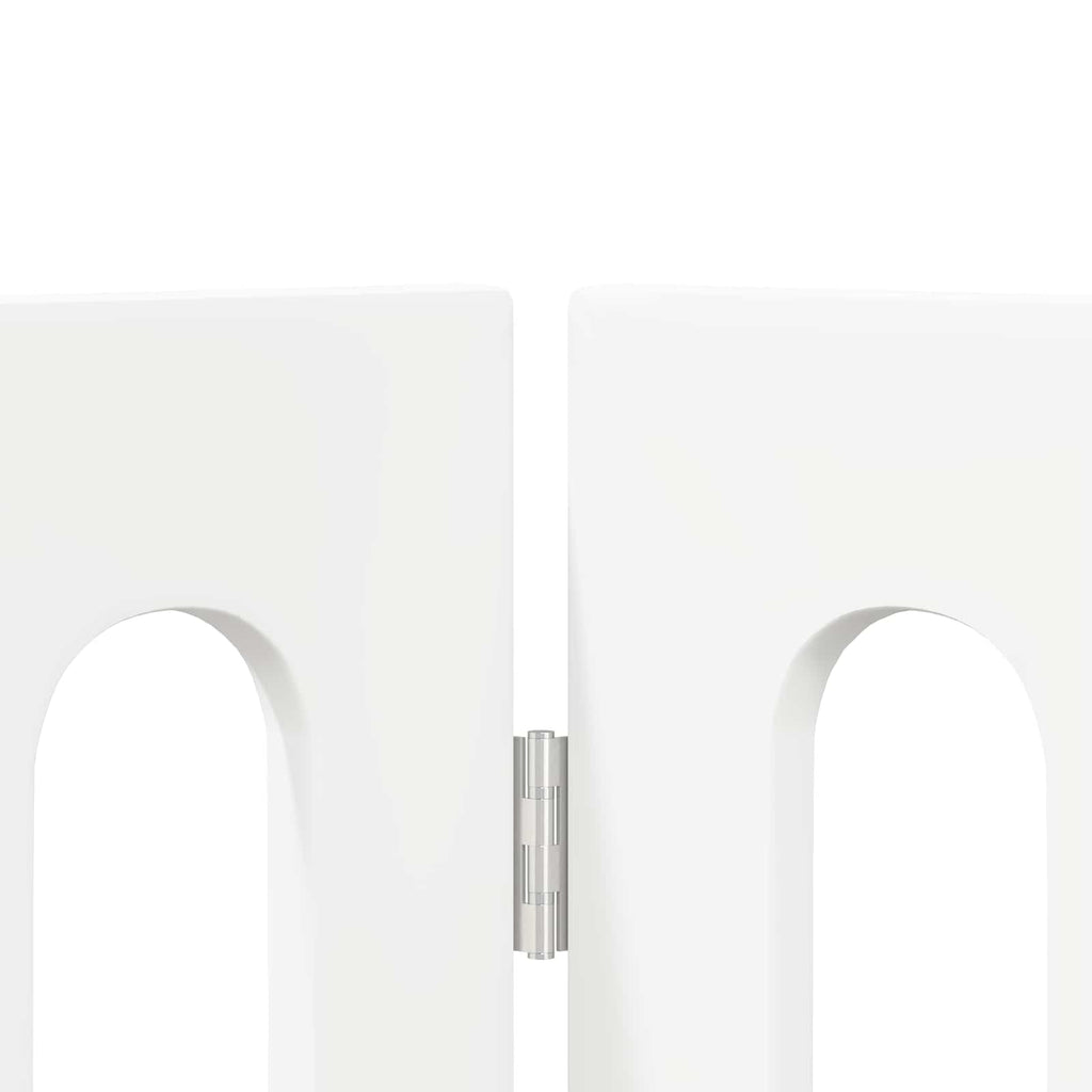 vidaXL Faltbarer Haustierzaun 4 pcs Weiß 201 x 38 x 70 cm