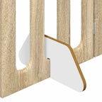 vidaXL Faltbarer Haustierzaun 2 pcs Sonoma-Eiche 100,5 x 38 x 70 cm