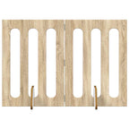 vidaXL Faltbarer Haustierzaun 2 pcs Sonoma-Eiche 100,5 x 38 x 70 cm