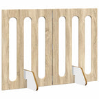 vidaXL Faltbarer Haustierzaun 2 pcs Sonoma-Eiche 100,5 x 38 x 70 cm