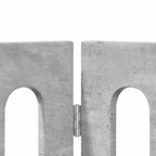 vidaXL Faltbarer Haustierzaun 2 pcs Betongrau 100,5 x 38 x 70 cm