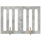 vidaXL Faltbarer Haustierzaun 2 pcs Betongrau 100,5 x 38 x 70 cm