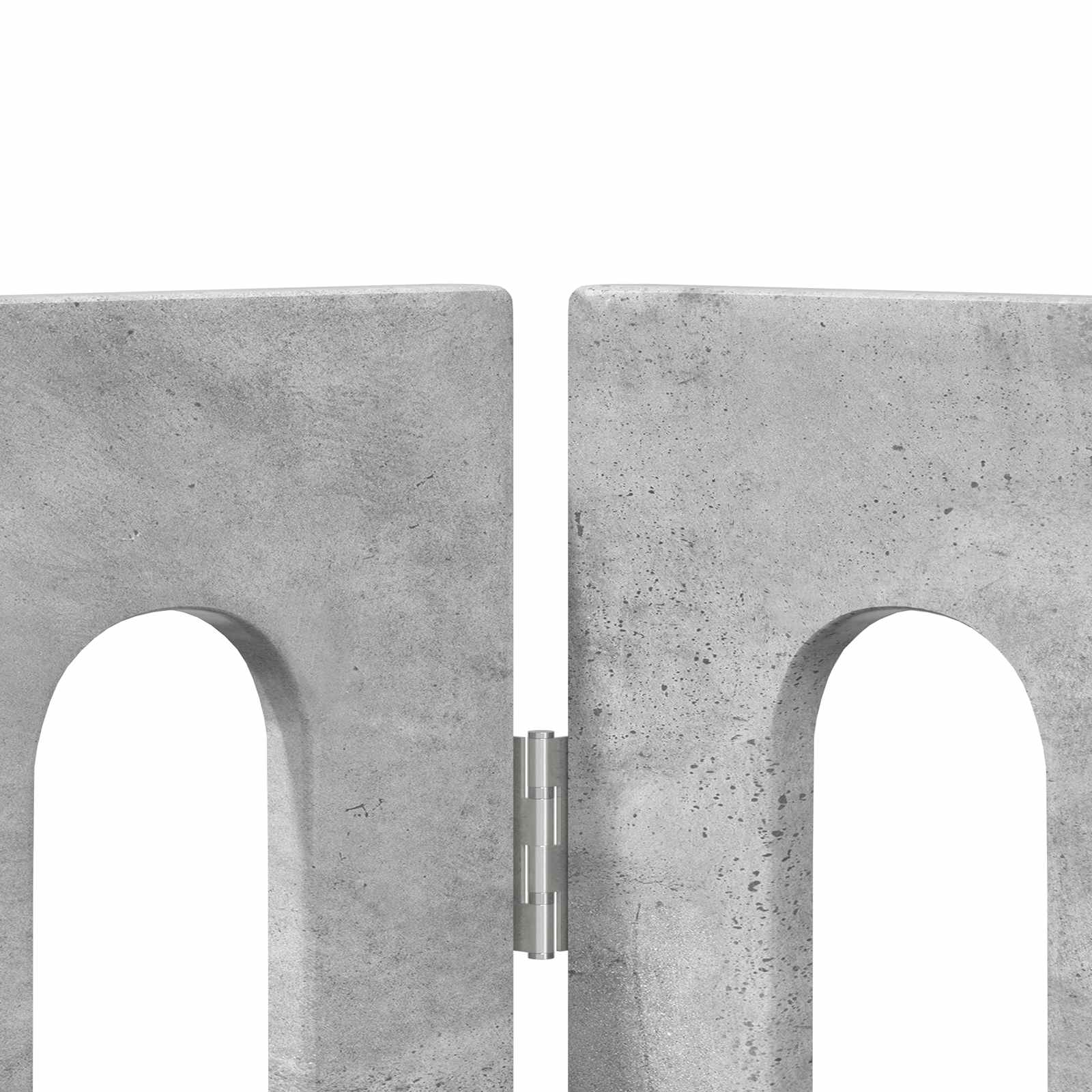 vidaXL Faltbarer Haustierzaun 4 pcs Betongrau 201 x 38 x 70 cm