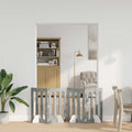 vidaXL Faltbarer Haustierzaun 4 pcs Betongrau 201 x 38 x 70 cm