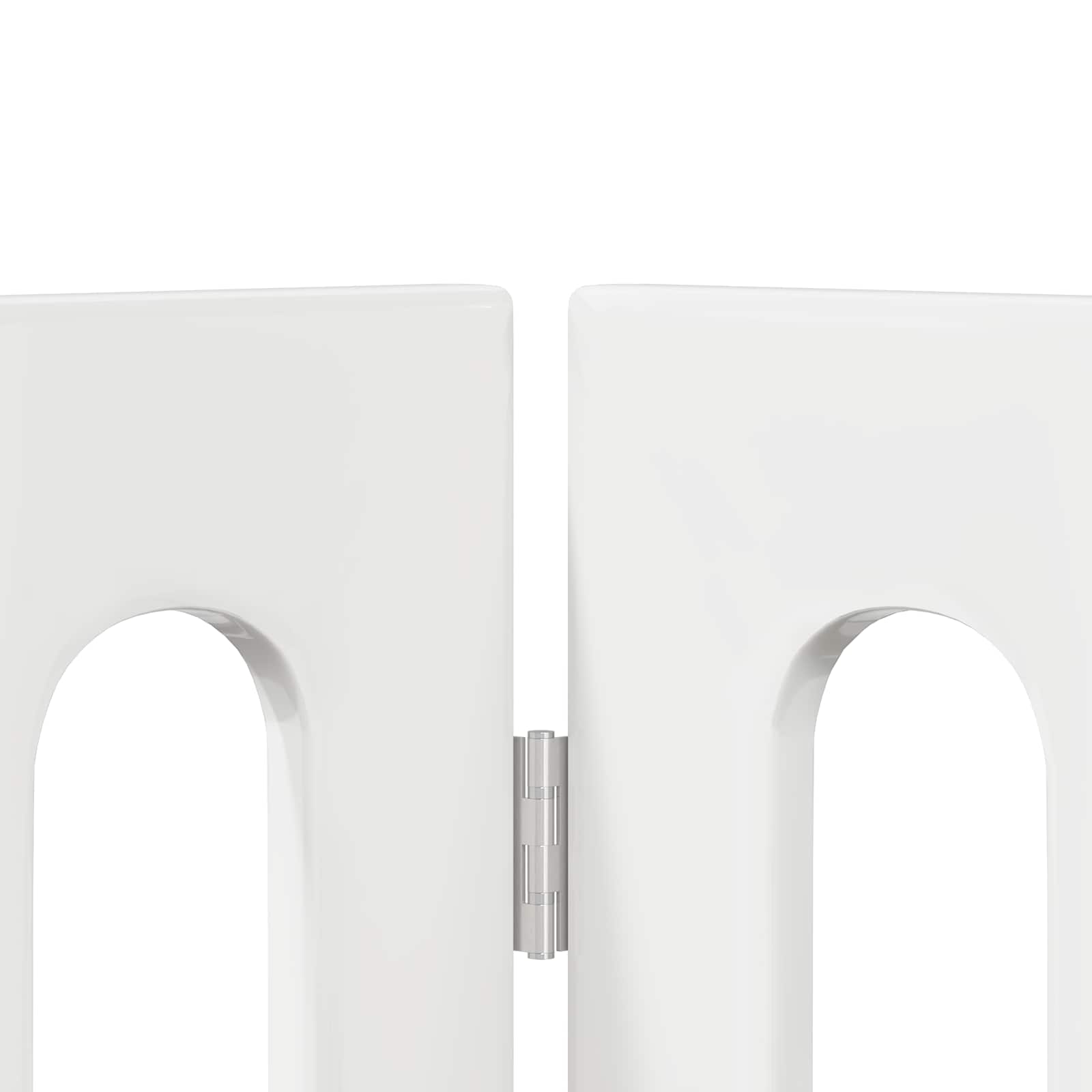 vidaXL Faltbarer Haustierzaun 2 pcs Hochglanz Weiß 100,5 x 38 x 70 cm