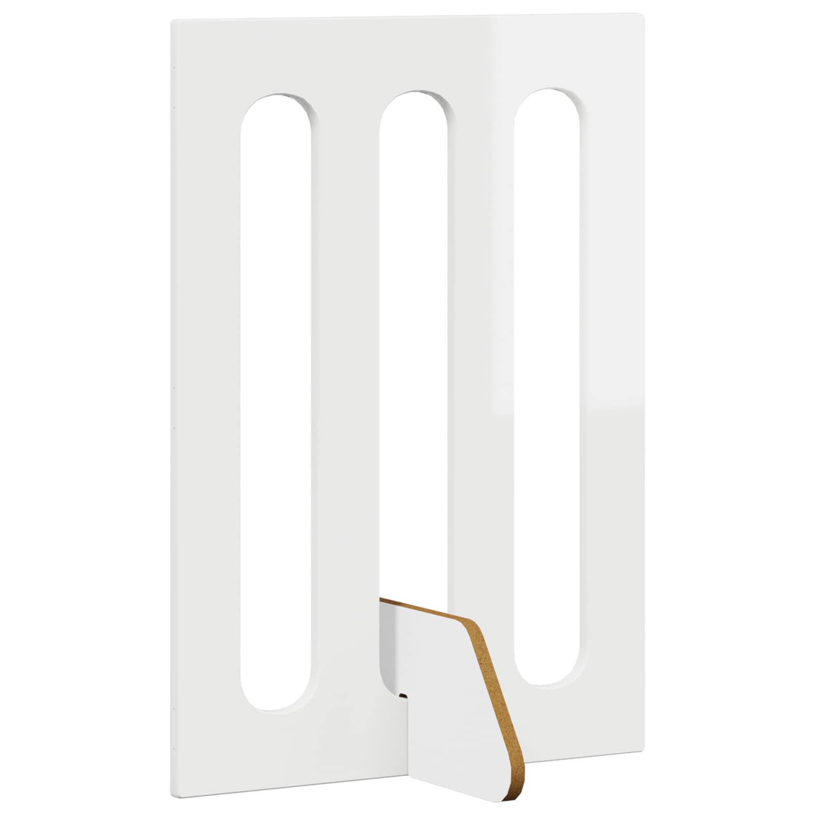 vidaXL Faltbarer Haustierzaun 2 pcs Hochglanz Weiß 100,5 x 38 x 70 cm