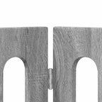 vidaXL Faltbarer Haustierzaun 4 pcs Graues Sonoma 201 x 38 x 70 cm