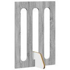 vidaXL Faltbarer Haustierzaun 4 pcs Graues Sonoma 201 x 38 x 70 cm