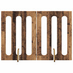 vidaXL Faltbarer Haustierzaun 2 pcs Eichenholz 100,5 x 38 x 70 cm