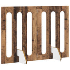 vidaXL Faltbarer Haustierzaun 2 pcs Eichenholz 100,5 x 38 x 70 cm