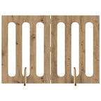 vidaXL Faltbarer Haustierzaun 2 pcs Artisan-Eiche 100,5 x 38 x 70 cm