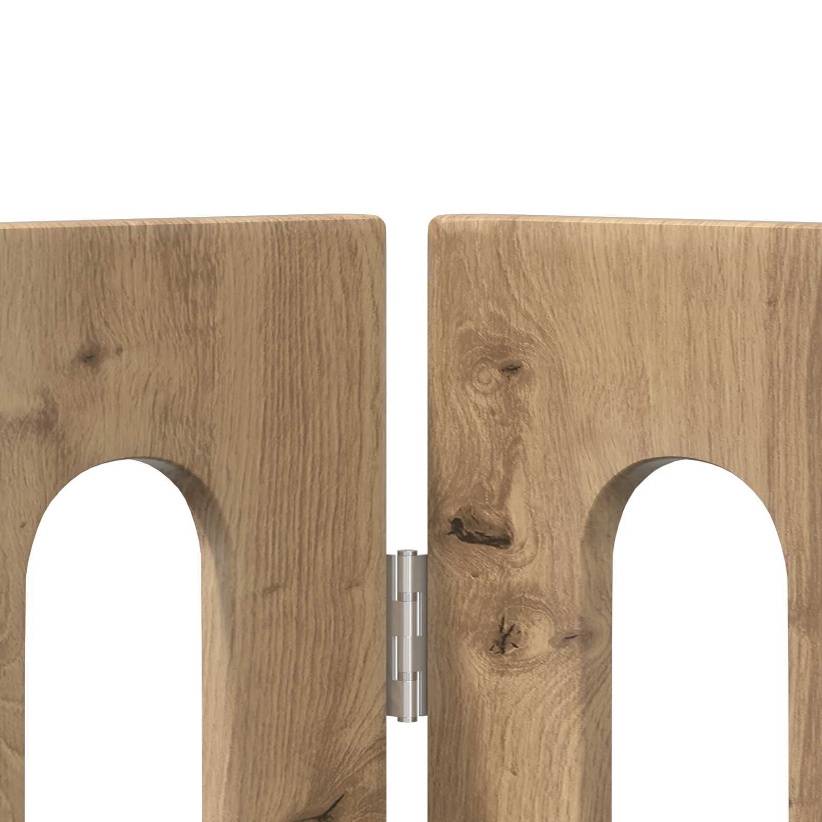vidaXL Faltbarer Haustierzaun 4 pcs Artisan-Eiche 201 x 38 x 70 cm