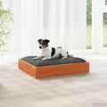 vidaXL Hundebett Wachsbraun 51,5 x 44 x 9 cm Massivholz Kiefer