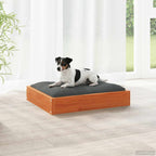 vidaXL Hundebett Wachsbraun 51,5 x 44 x 9 cm Massivholz Kiefer