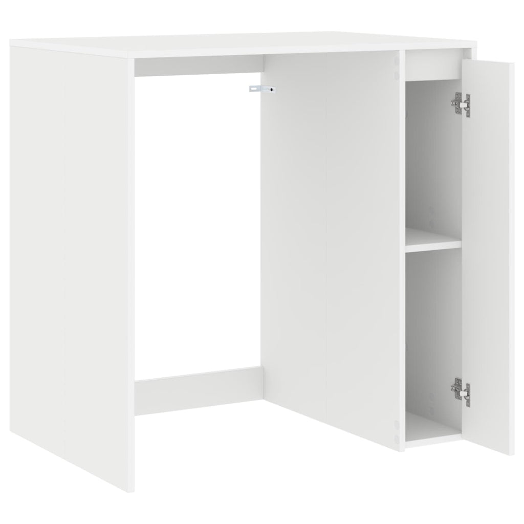 vidaXL Waschmaschinen-Schrank Weiß 87 x 60 x 89 cm Holzwerkstoff