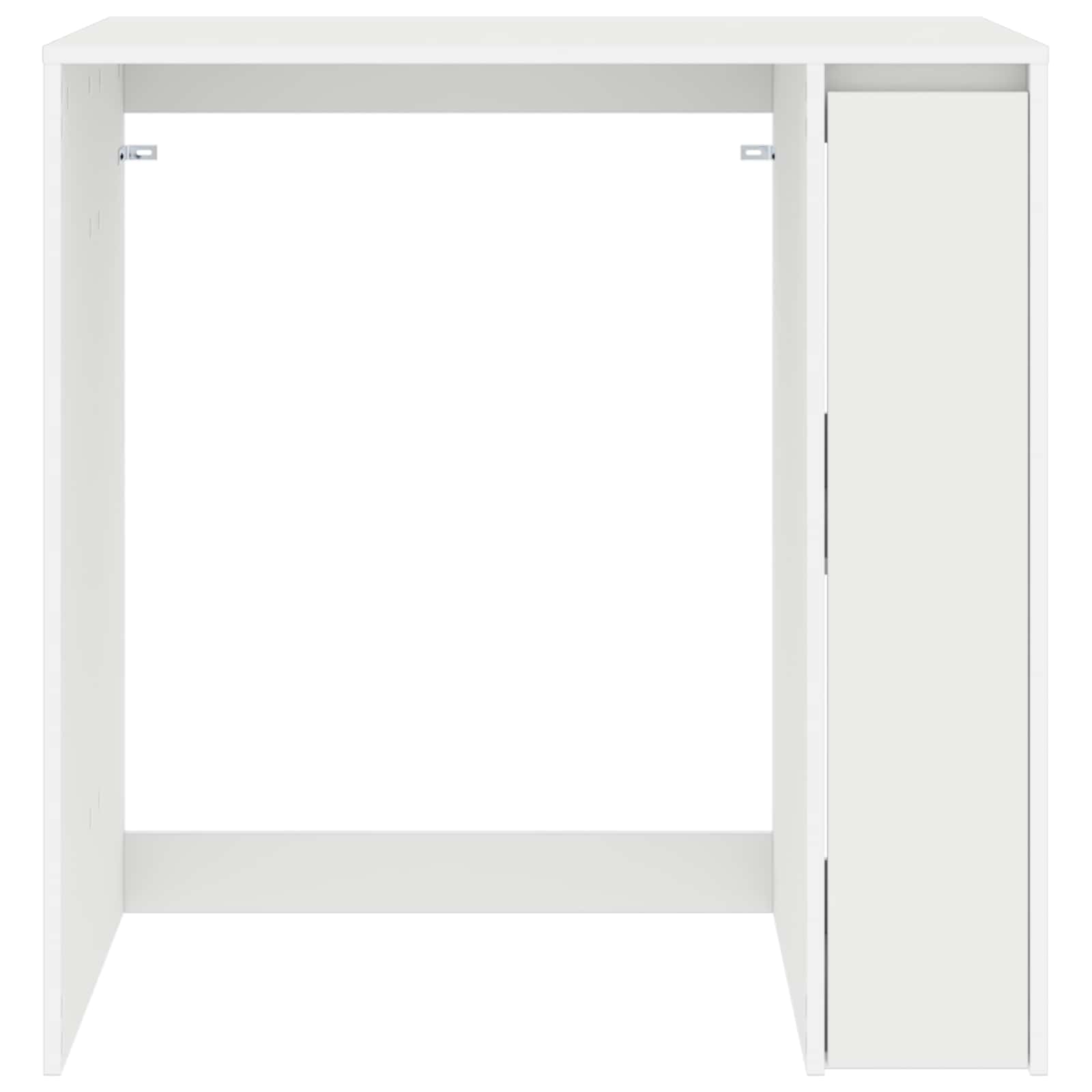 vidaXL Waschmaschinen-Schrank Weiß 87 x 60 x 89 cm Holzwerkstoff