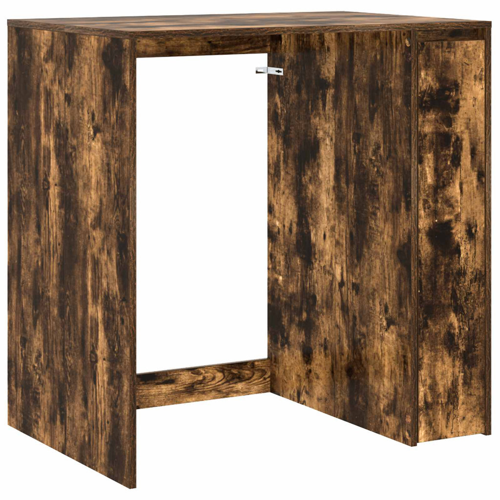 vidaXL Waschmaschinen-Schrank Geräucherte Eiche 87 x 60 x 89 cm