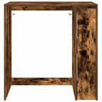 vidaXL Waschmaschinen-Schrank Geräucherte Eiche 87 x 60 x 89 cm