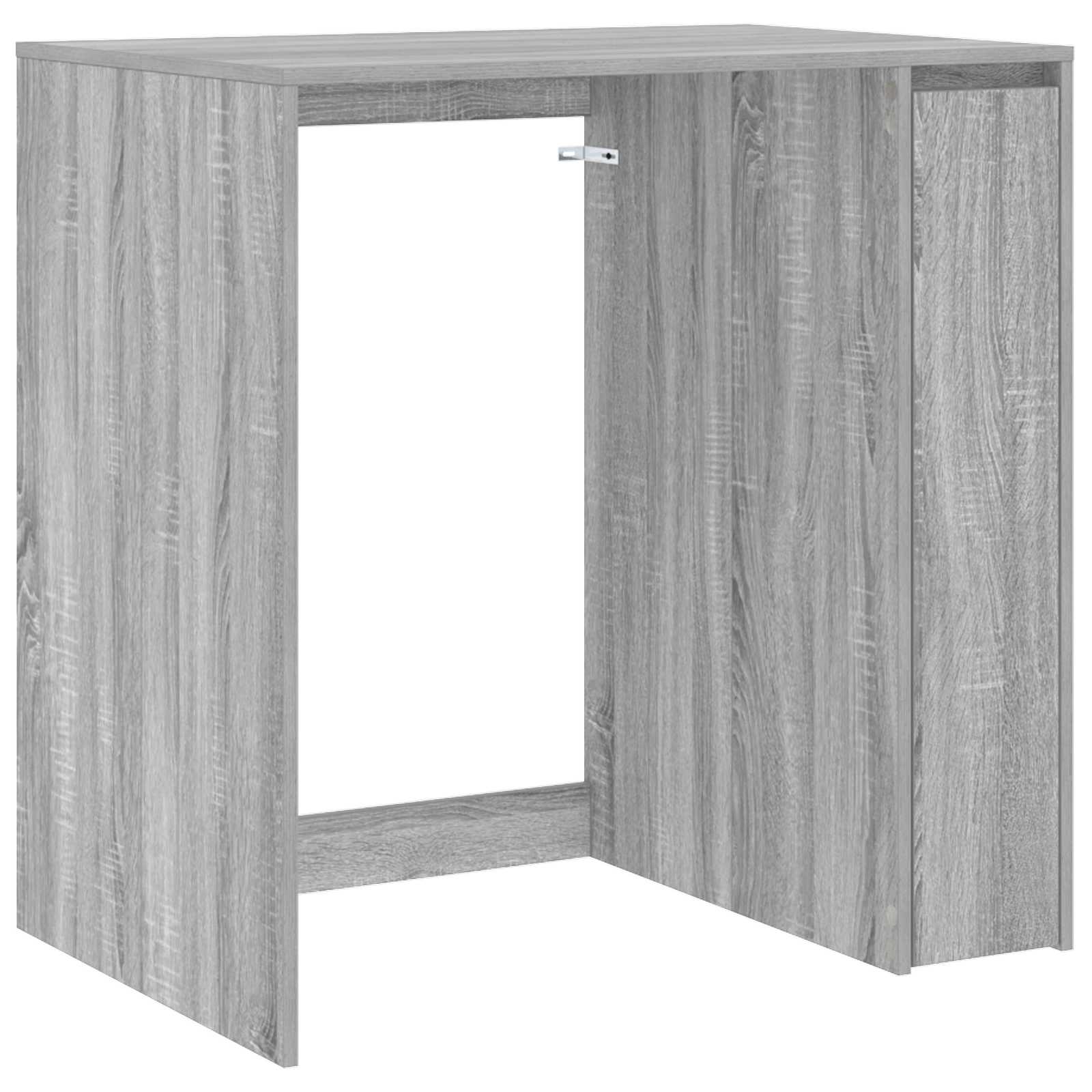 vidaXL Waschmaschinen-Schrank mit Tür Graues Sonoma 87 x 60 x 89 cm