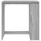vidaXL Waschmaschinen-Schrank mit Tür Graues Sonoma 87 x 60 x 89 cm
