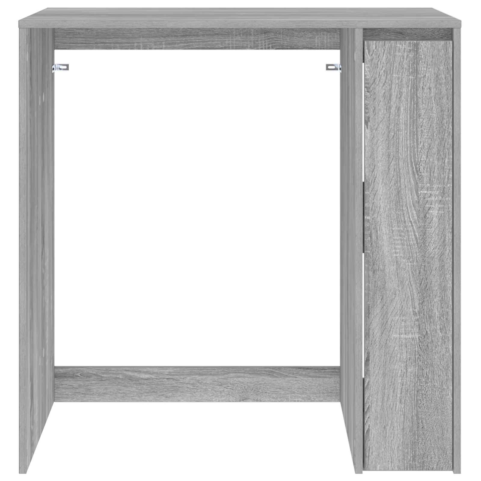 vidaXL Waschmaschinen-Schrank mit Tür Graues Sonoma 87 x 60 x 89 cm