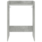 vidaXL Waschmaschinen-Schrank Beton 67,5 x 62 x 97 cm Holzwerkstoff
