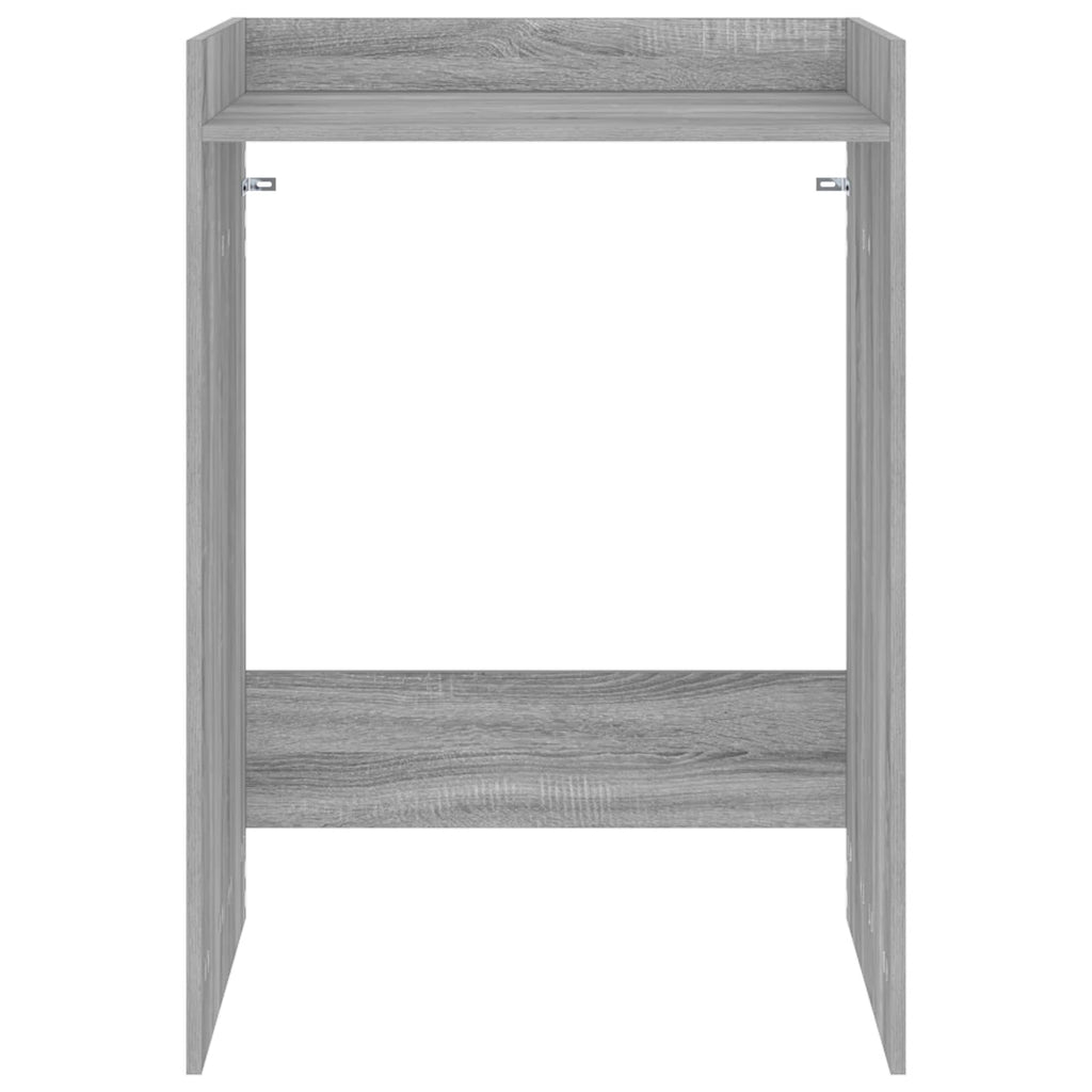 vidaXL Waschmaschinen-Schrank Graues Sonoma 67,5 x 62 x 97 cm