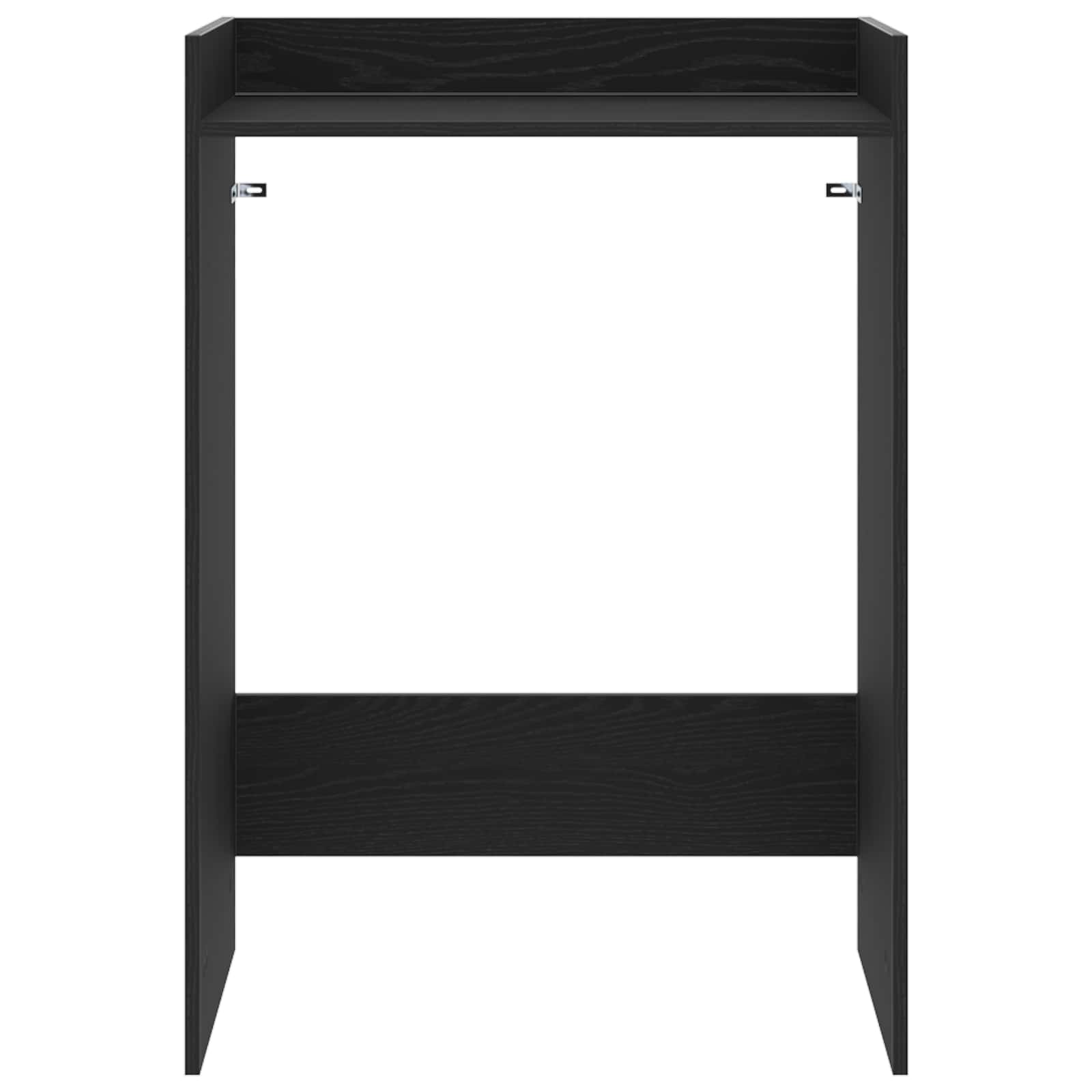 vidaXL Waschmaschinen-Schrank Schwarz Eichen-Optik 67,5 x 48 x 97 cm