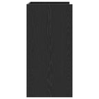 vidaXL Waschmaschinen-Schrank Schwarz Eichen-Optik 67,5 x 48 x 97 cm