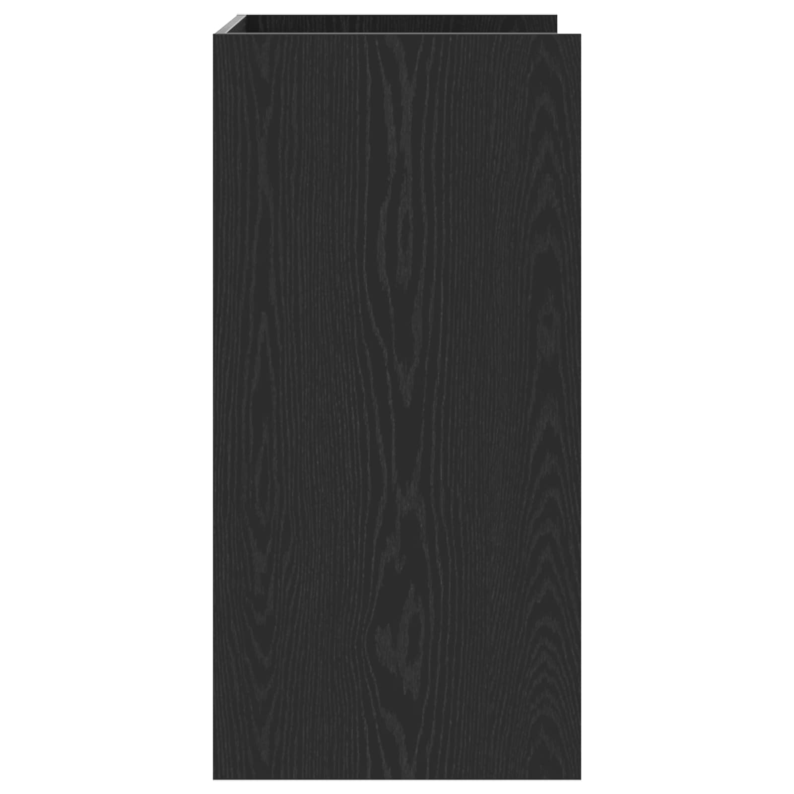 vidaXL Waschmaschinen-Schrank Schwarz Eichen-Optik 67,5 x 48 x 97 cm