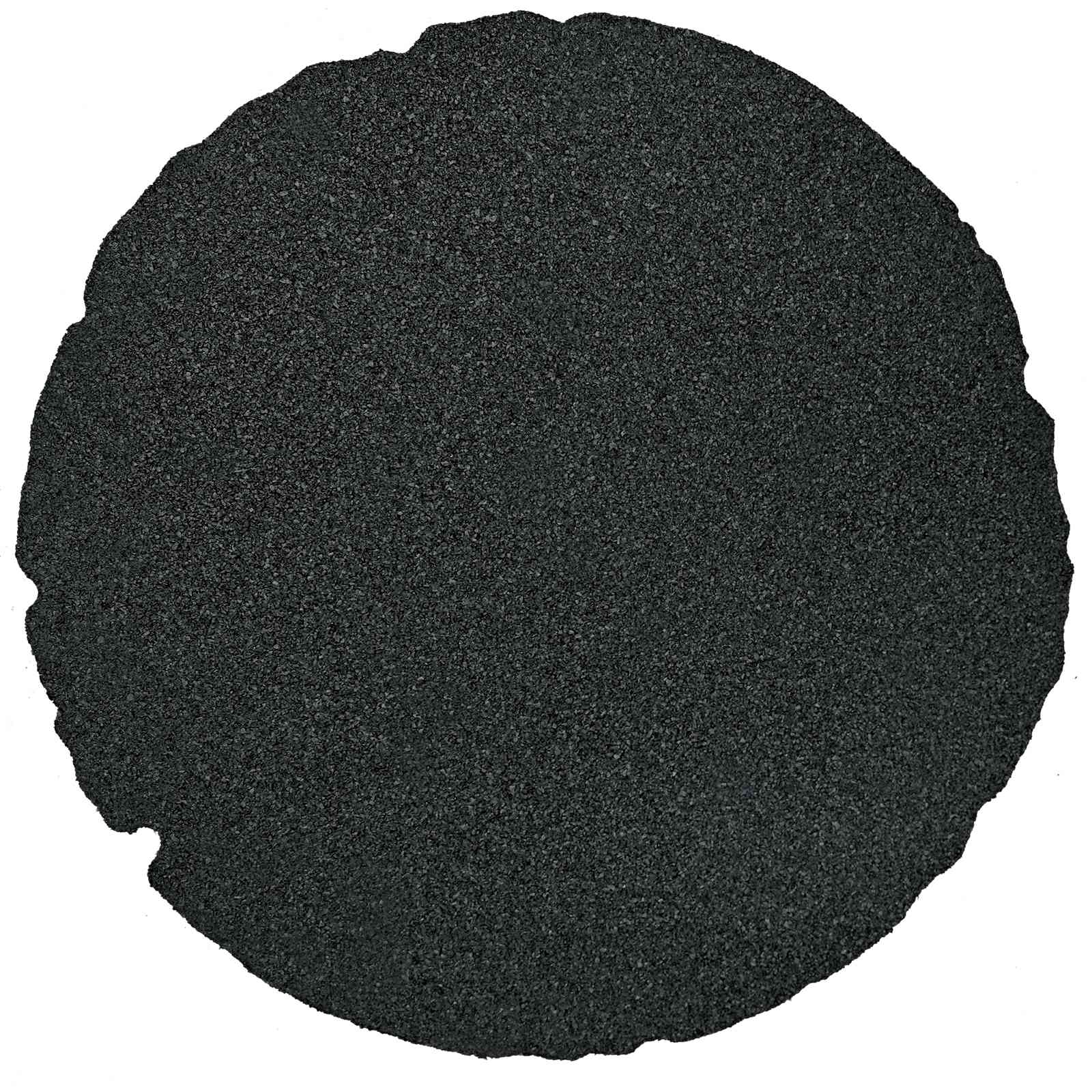 vidaXL Trittsteine 6 pcs Schwarz Ø 45 x 1,8 cm Gummi