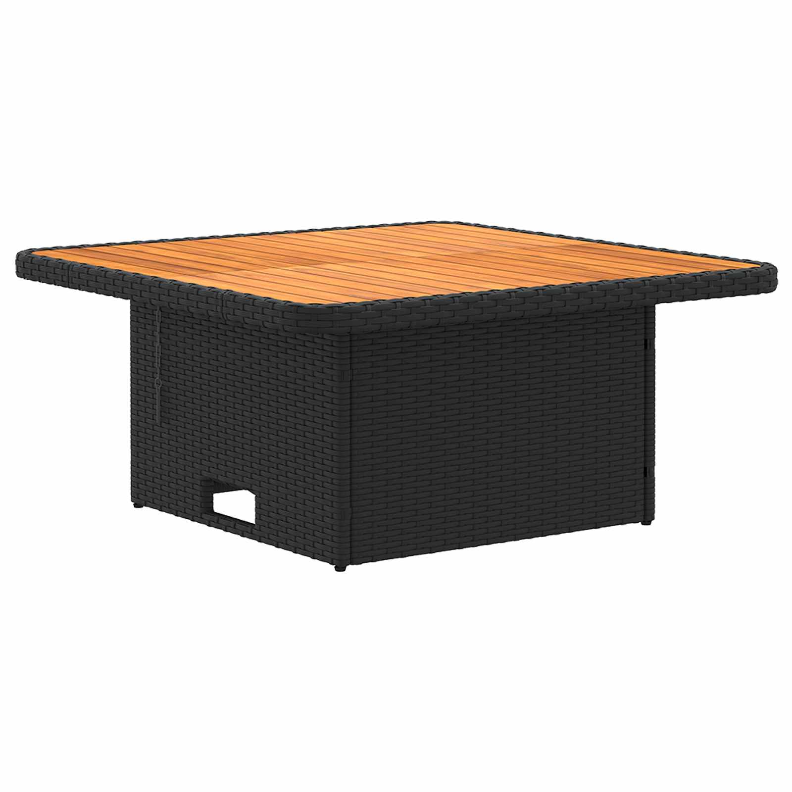vidaXL Möbelsets mit Kissen 5 pcs Schwarz PE-Rattan