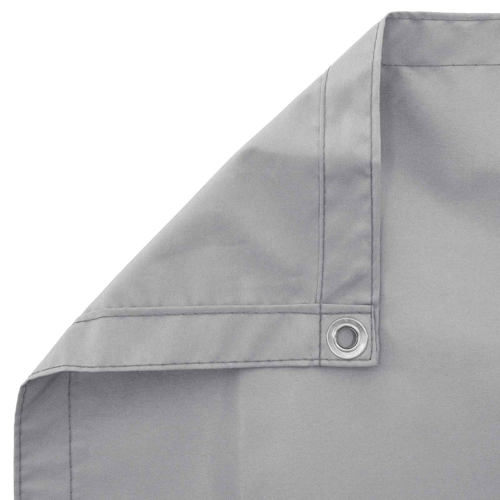 vidaXL Balkonsichtschutz Hellgrau 100 x 200 cm Oxford-Stoff