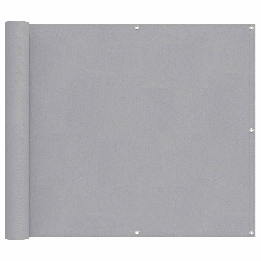 vidaXL Balkonsichtschutz Hellgrau 100 x 200 cm Oxford-Stoff